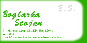 boglarka stojan business card
